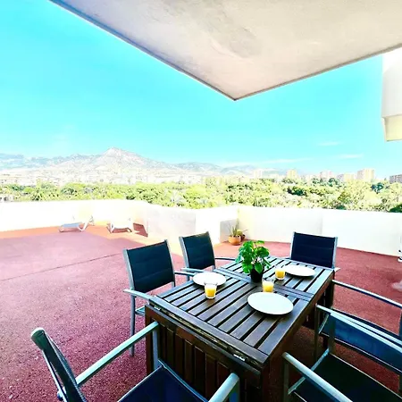 Large Terrace Sea & Mountain Benalbeach 아파트 베날마데나코스타